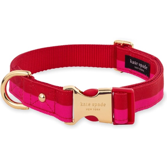 kate spade Other - NWT • Kate Spade • New York • Red/Pink • Colorblock • Dog Collar